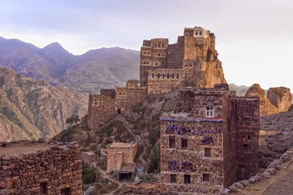 Yemeni coffee producing village